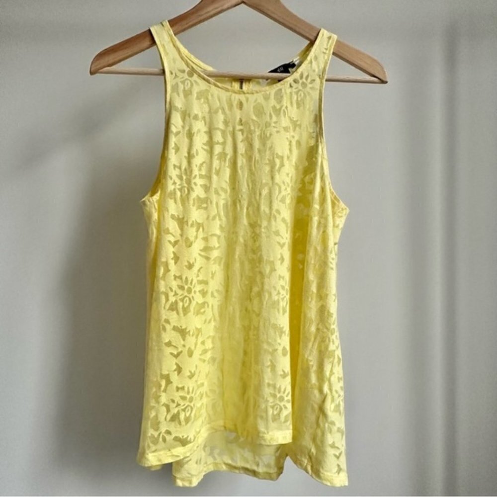 H&M Yellow Tank Top Lightweight Summer - Medium - Picture 2 of 9